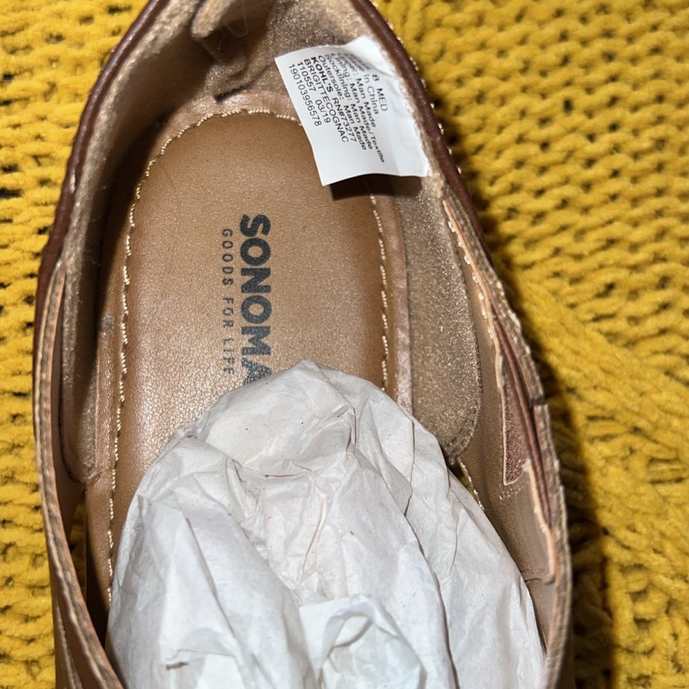 NWOT Sonoma Size 8 Brown Sandals - Picture 3 of 9
